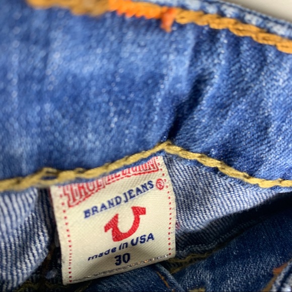 True Religion Vintage Joey Flare Denim Jeans Sz 30 - Picture 6 of 14